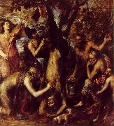 TIZIANO Vecellio, The Flaying of Marsyas ar